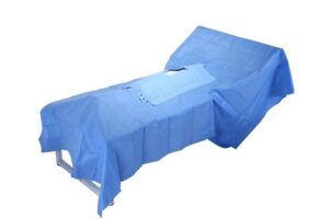 Laparoscopy drape for gynecology procedures by Prakhar Medics – sterile surgical disposable.