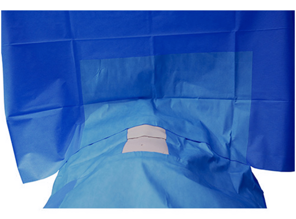 Disposable surgical drape for OT use