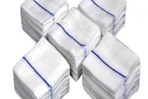 ABSORBENT COTTON GAUZE SWABS