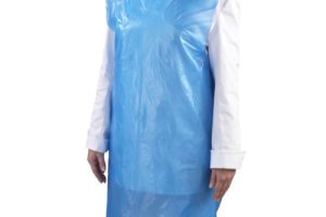 half gown plastic apron premium for medical use